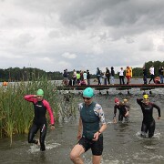 B2 To pierwszy start Anieszki w triathlonie